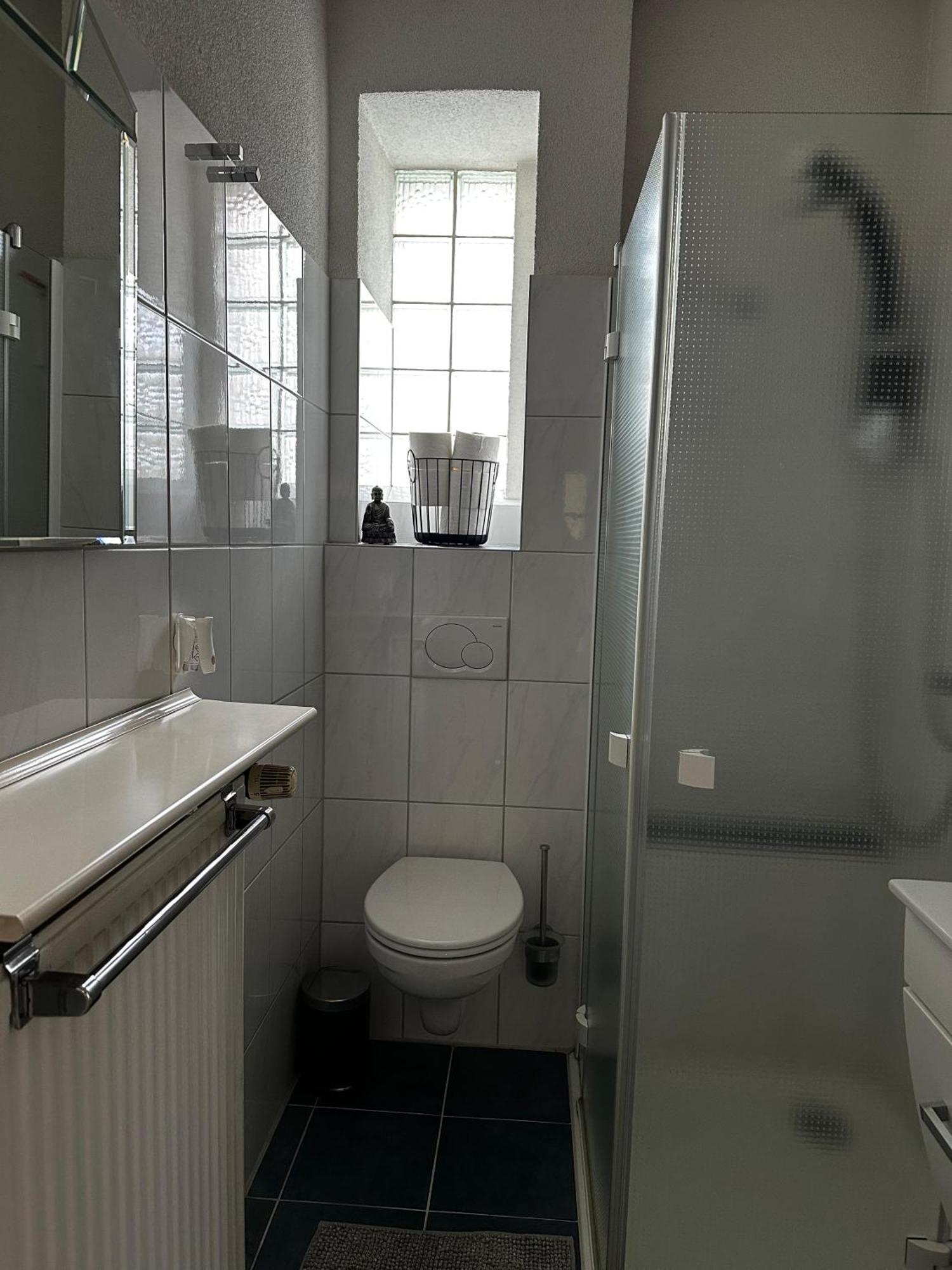Maisonettewohnung Im Loft Stil Mit Wunderschoener Terrasse Karlsruhe Exterior foto